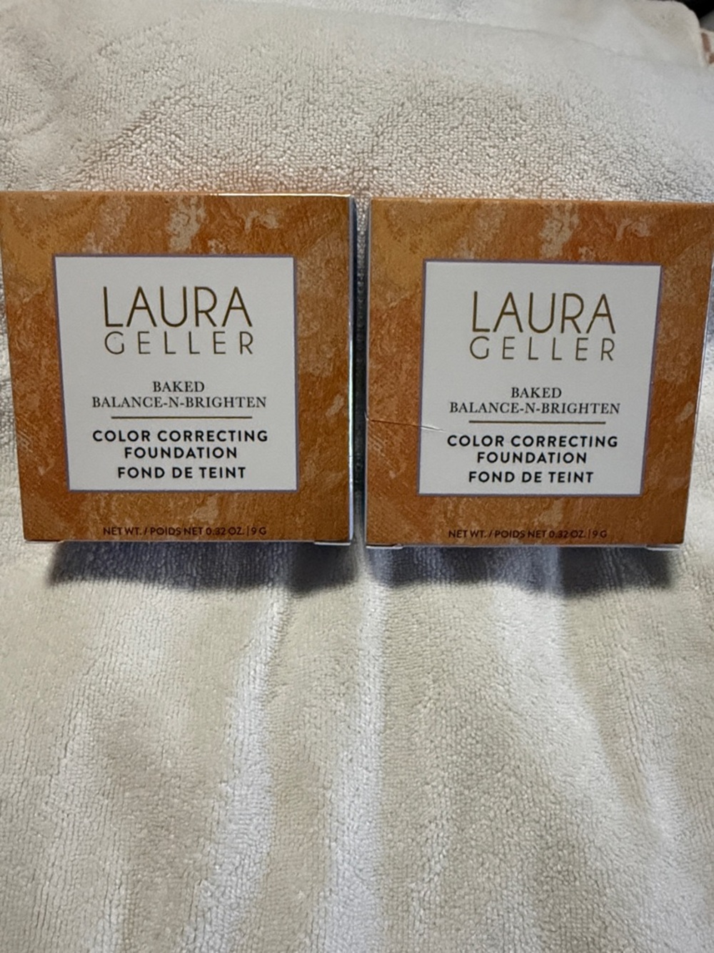 2 Laura Geller Baked Balance-N-Brighten Color Correcting Foundations - Light